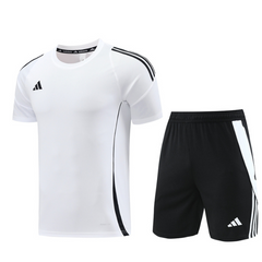 Conjunto Adidas Camiseta + Short Branca e Preta