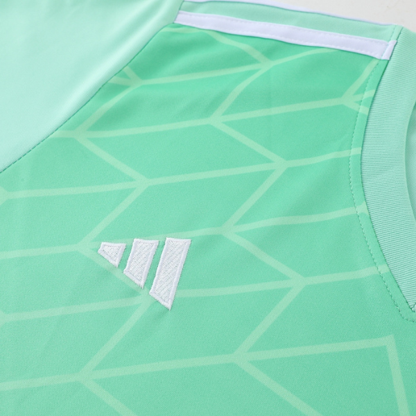 Conjunto Adidas Camiseta + Short Verde Claro - VENI Futebol