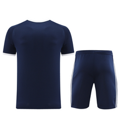 Conjunto Adidas Camiseta + Short Azul Escuro - VENI Futebol