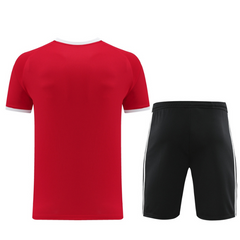 Conjunto Adidas Camiseta + Short Vermelho - VENI Futebol