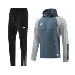 Conjunto de Frio Adidas Casaco + Calça Cinza