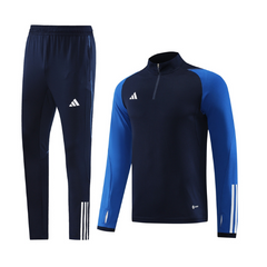 Conjunto de Frio Adidas Blusão + Calça Azul