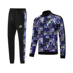 Conjunto de Frio Puma Blusão + Calça Azul, Branco e Preto - VENI Futebol