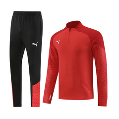 Conjunto de Frio Puma Blusão + Calça Vermelho - VENI Futebol