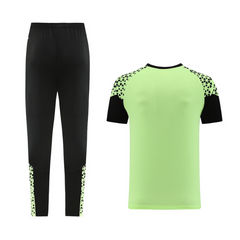 Conjunto Puma Camiseta + Calça Verde Claro e Preta - VENI Futebol