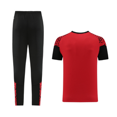 Conjunto Puma Camiseta + Calça Vermelho e Preto - VENI Futebol