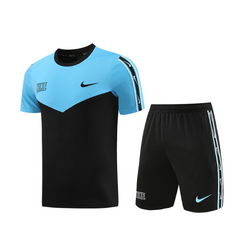 Conjunto Nike Camiseta + Short Azul e Preta