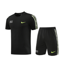 Conjunto Nike Camiseta + Short Preta e Verde