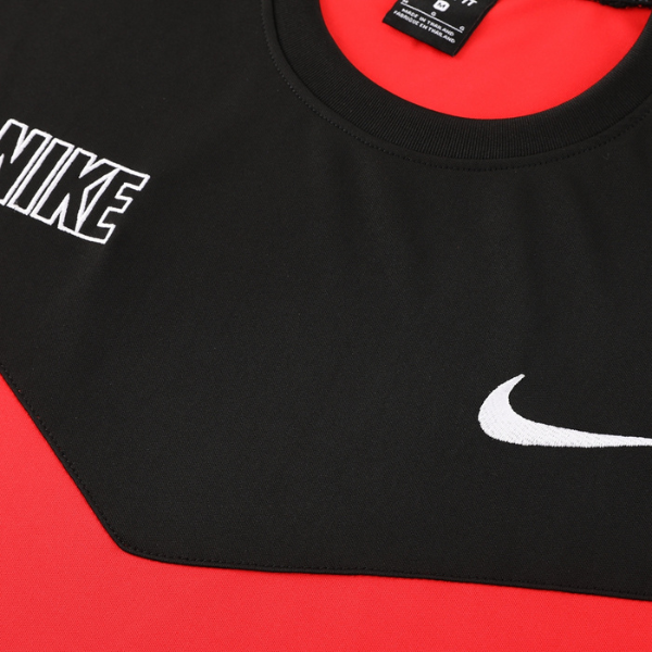 Conjunto Nike Camiseta + Short Preta e Vermelha - VENI Futebol