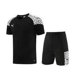 Conjunto Puma Camiseta + Short Preto e Branco