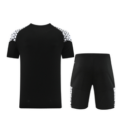 Conjunto Puma Camiseta + Short Preto e Branco - VENI Futebol