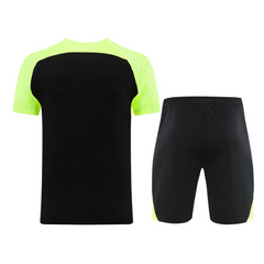 Nike Black and Red T-Shirt + Shorts Set