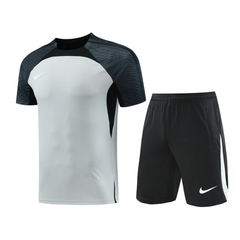 Nike Black and Red T-Shirt + Shorts Set