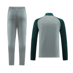 Conjunto de Frio Nike Blusão + Calça Cinza e Verde - VENI Futebol