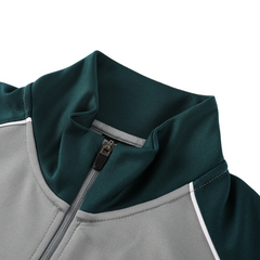 Conjunto de Frio Nike Blusão + Calça Cinza e Verde - VENI Futebol