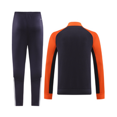 Conjunto de Frio Adidas Jaqueta + Calça Laranja e Preta - VENI Futebol