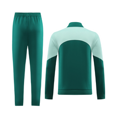 Conjunto de Frio Adidas Jaqueta + Calça Verde e Branca - VENI Futebol