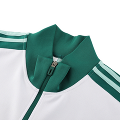 Conjunto de Frio Adidas Jaqueta + Calça Verde e Branca - VENI Futebol