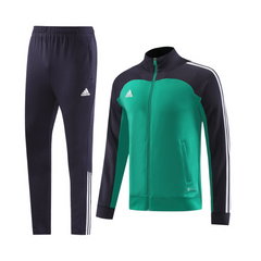 Conjunto de Frio Adidas Jaqueta + Calça Verde e Preta