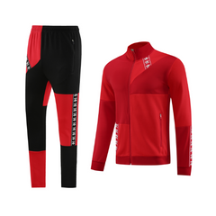 Conjunto de Frio Adidas Jaqueta + Calça Vermelha