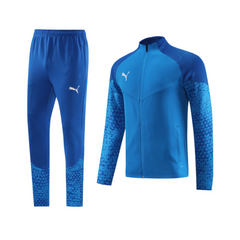 Conjunto de Frio Puma Jaqueta + Calça Azul Claro - VENI Futebol