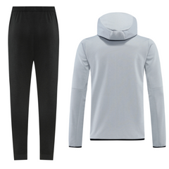 Conjunto de Frio Nike Tech-Fleece Casaco + Calça Cinza e Preto - VENI Futebol