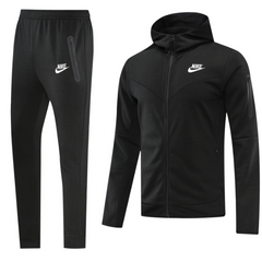 Conjunto de Frio Nike Tech-Fleece Casaco + Calça Preto - VENI Futebol