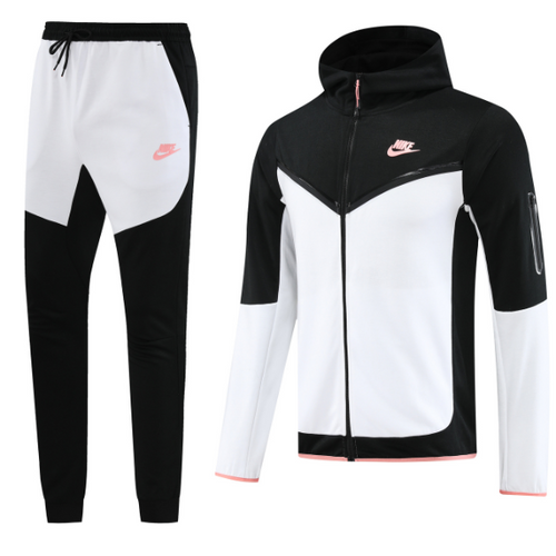 Conjunto de Frio Nike Casaco + Calça Preto e Branco - VENI Futebol