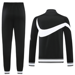 Conjunto de Frio Nike Casaco + Calça Preto e Branco - VENI Futebol