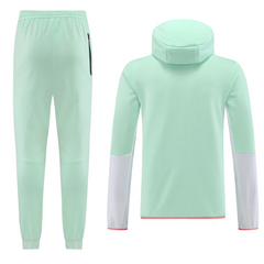 Conjunto de Frio Nike Casaco + Calça Verde Claro e Branco - VENI Futebol