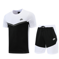 Conjunto Nike Camiseta + Short Preta e Branca