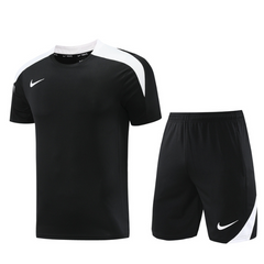 Conjunto Adidas Camiseta + Short Preto e Branco