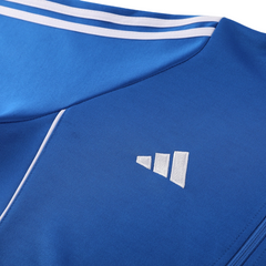 Conjunto de Frio Adidas Jaqueta + Calça Azul e Branco - VENI Futebol