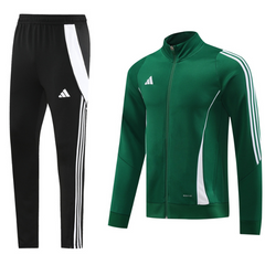 Conjunto de Frio Adidas Jaqueta + Calça Verde e Preto