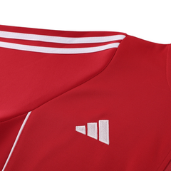 Conjunto de Frio Adidas Jaqueta + Calça Vermelho e Preto - VENI Futebol