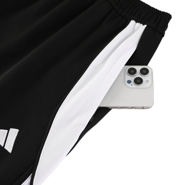 Conjunto de Frio Adidas Jaqueta + Calça Vermelho e Preto - VENI Futebol