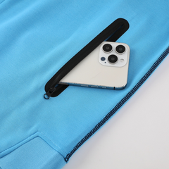 Conjunto de Frio Nike Azul Dark e Light com Casaco e Calça