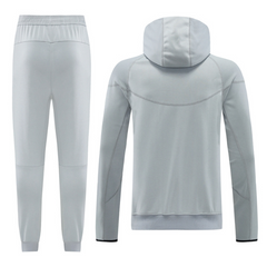 Conjunto de Frio Nike Tech-Fleece Casaco + Calça Cinza