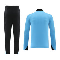 Conjunto de Frio Nike Blusão + Calça Azul Claro e Preto - VENI Futebol