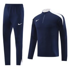 Conjunto de Frio Nike Blusão + Calça Azul Escuro