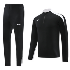 Conjunto de Frio Nike Blusão + Calça Preto e Branco - VENI Futebol