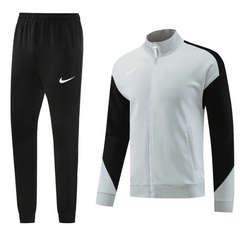 Conjunto de Frio Nike Jaqueta + Calça Cinza e Preto