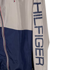 Corta Vento Tommy Hilfiger Cinza e Azul - VENI Futebol