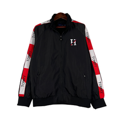 Corta Vento Tommy Hilfiger Preto, Branco e Vermelho