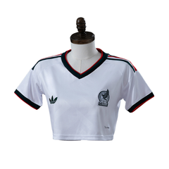 Mexico Adidas 2026 Visitante Women's Baby Tee Version Camisa de Futebol