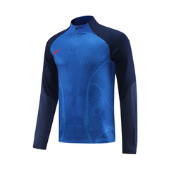 Blusão de Frio Dry-FIT Nike Azul e Azul Escuro - VENI Futebol