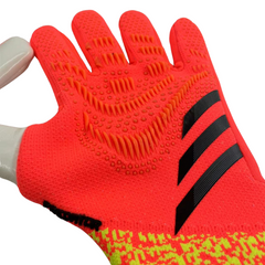 Luva de Goleiro Adidas Predator 30 Pro Laranja e Amarela - VENI Futebol