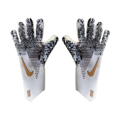 Luva de Goleiro Nike HyperTouch Elite Cinza e Preta - VENI Futebol