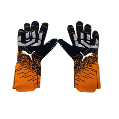 Luva de Goleiro Puma Future Z Preta e Laranja - VENI Futebol