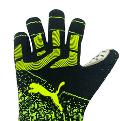 Luva de Goleiro Puma Future Z Preta e Verde - VENI Futebol